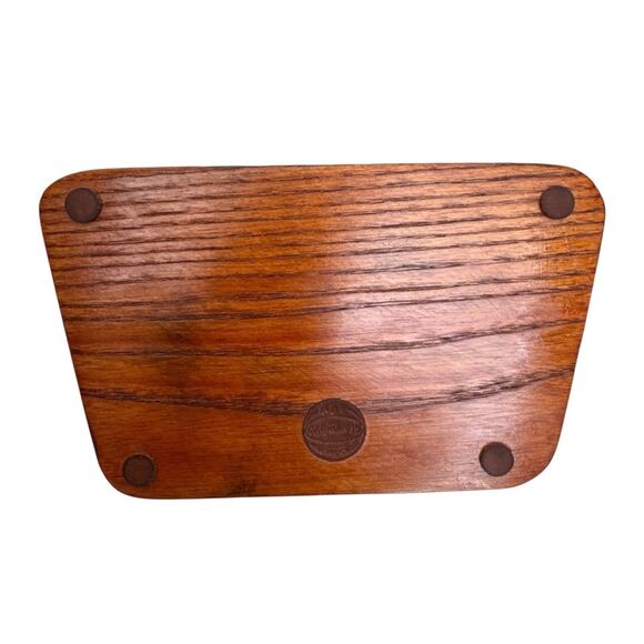 Vintage Hand Carved Wood Elephant Pipe Holder Candle Holder Desk Stand - Picture 6 of 10